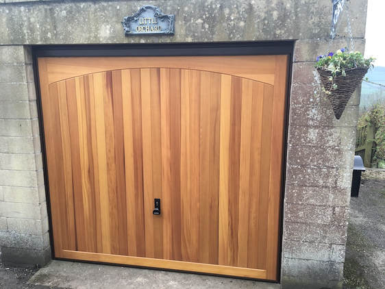 Bespoke Fitted Up And Over Garage Door In Swindon